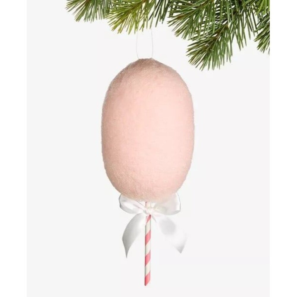 Macy’s Holiday Lane Pink Cotton Candy Ornament